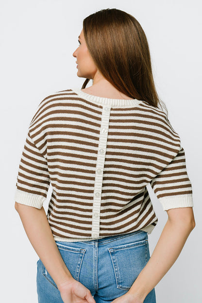 Boardwalk Top in Chocolate Clothing Holley Girl 