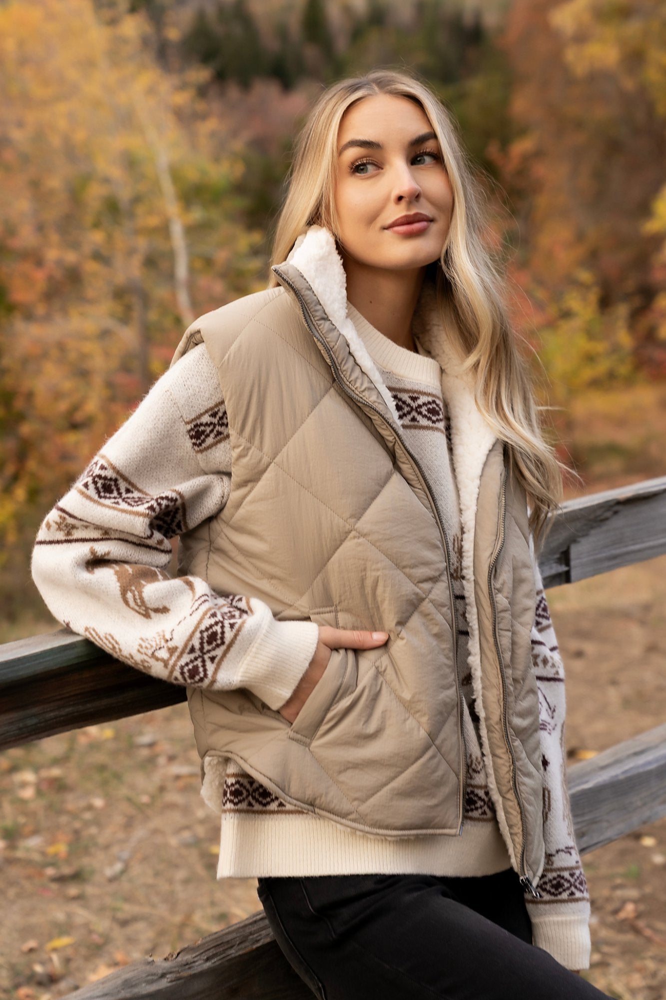 Sterling Quilted Vest Clothing Holley Girl 