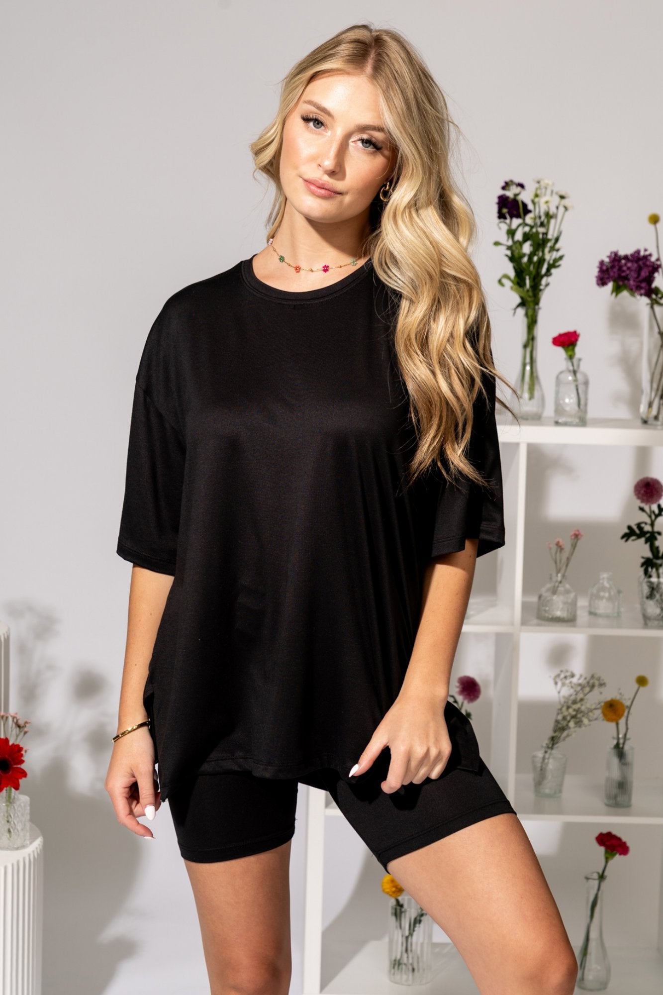 Sloane Biker Set in Black - FINAL SALE Clothing Holley Girl 