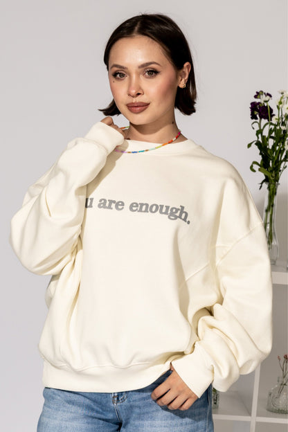 You Are Enough Crewneck Clothing Holley Girl 
