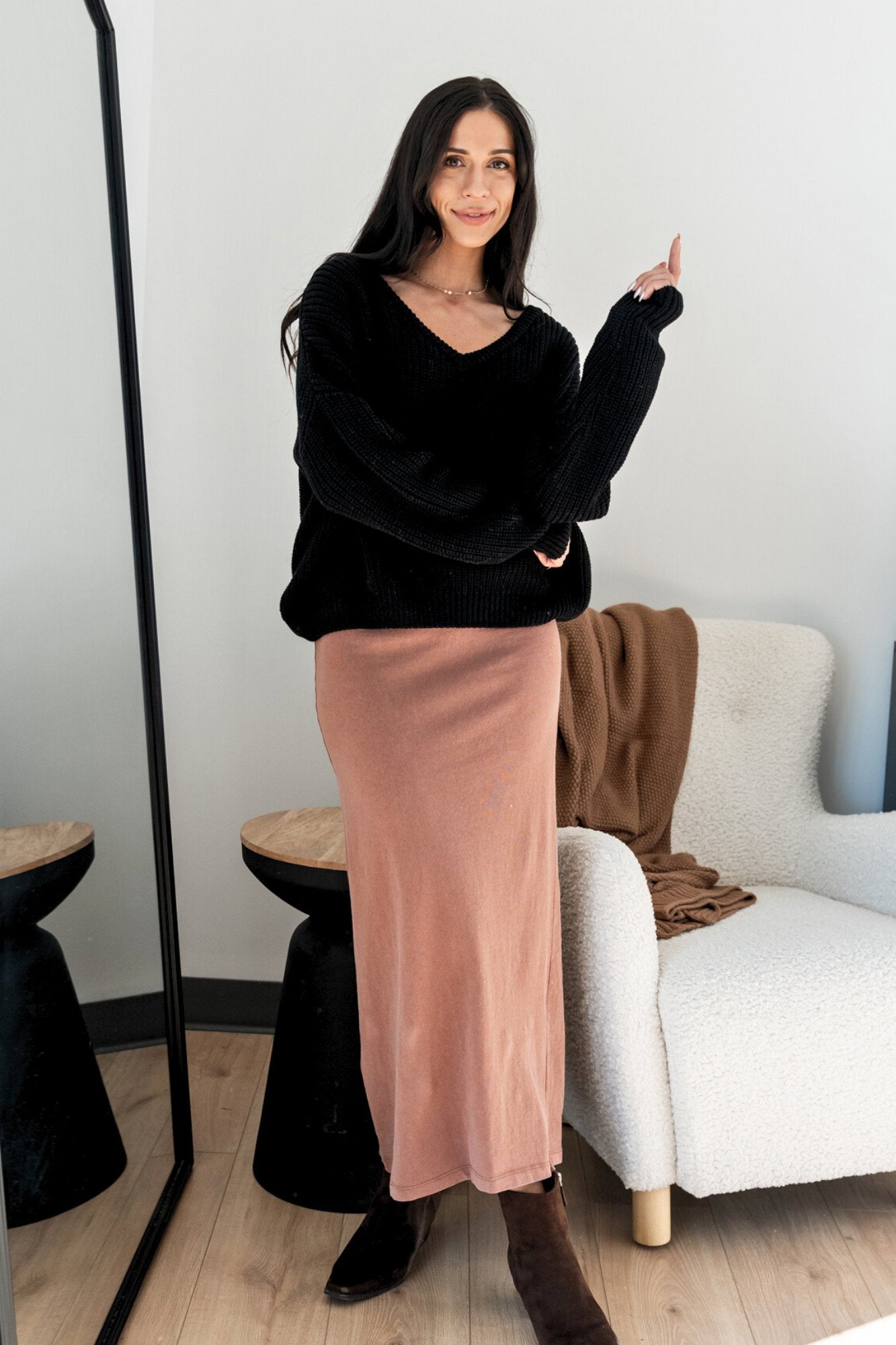 Noir Sweater Clothing Holley Girl 