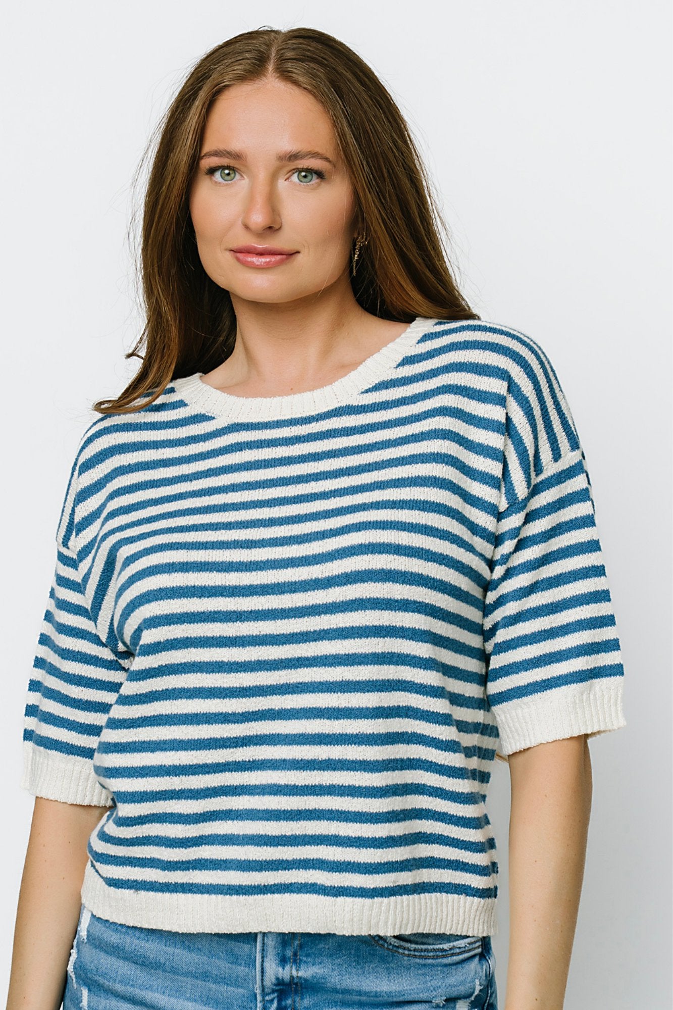 Boardwalk Top in Ocean Clothing Holley Girl 