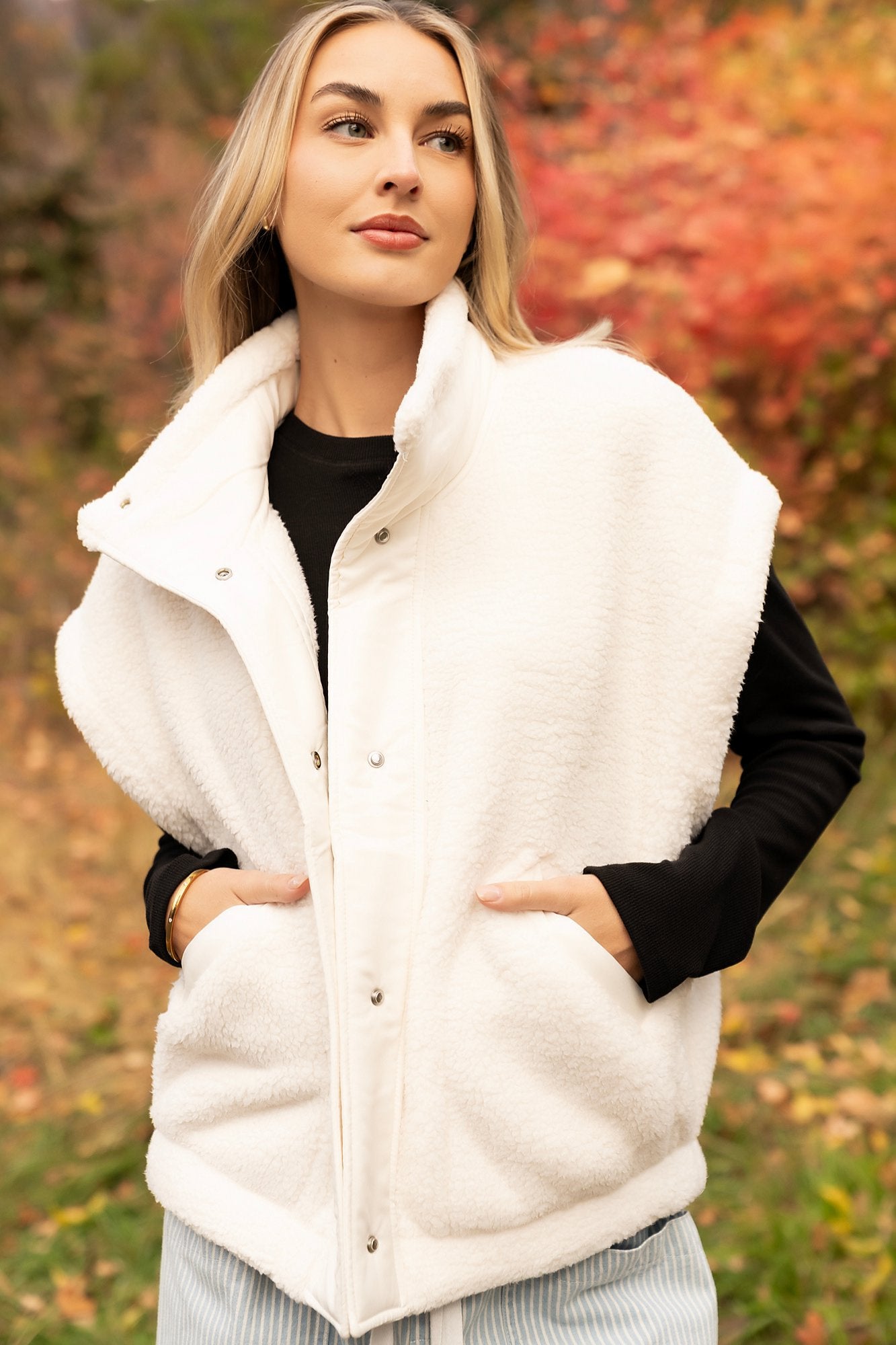 Cozy Cloud Vest Clothing Holley Girl 