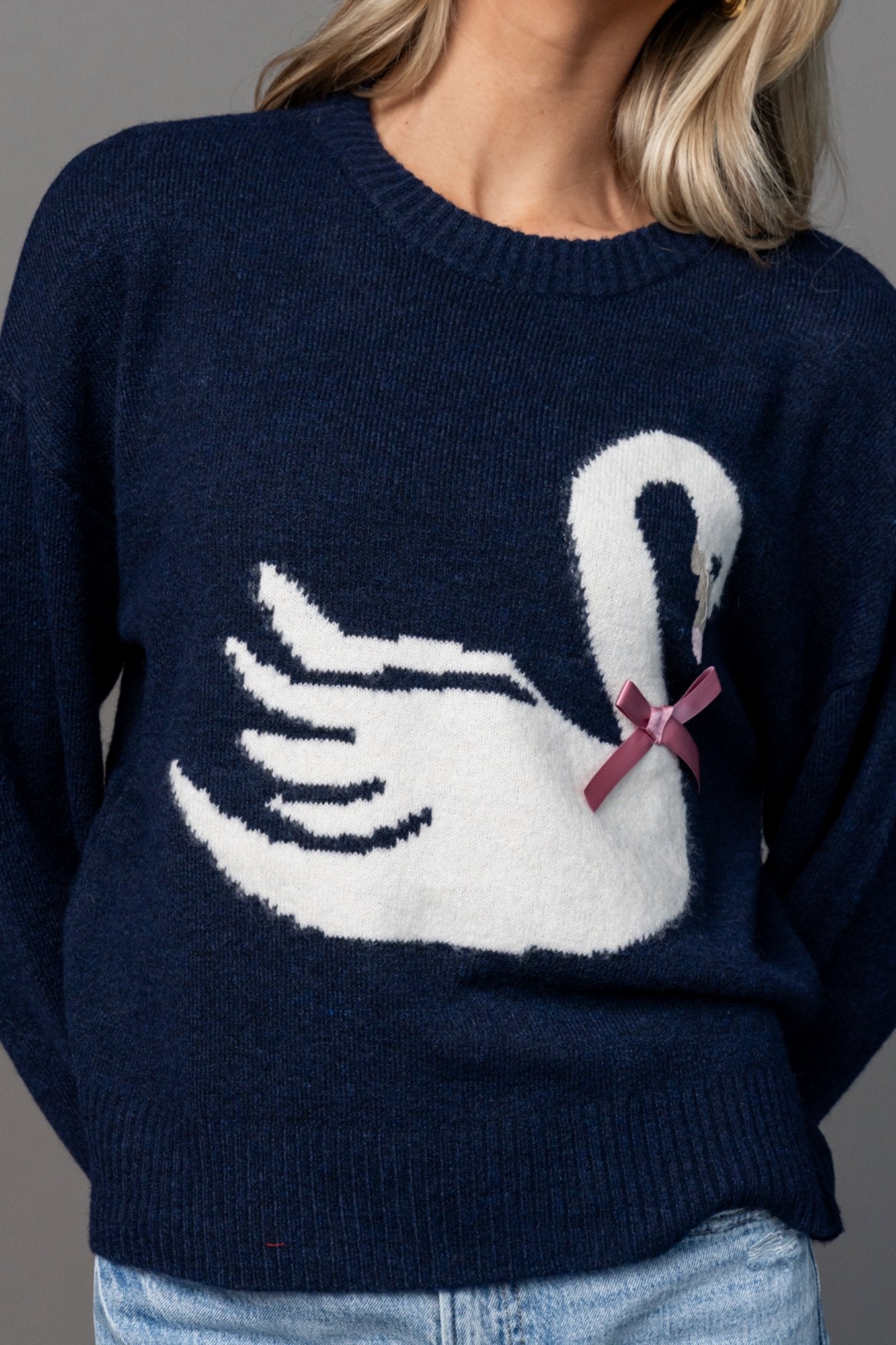 Darling Swan Sweater Clothing Holley Girl 
