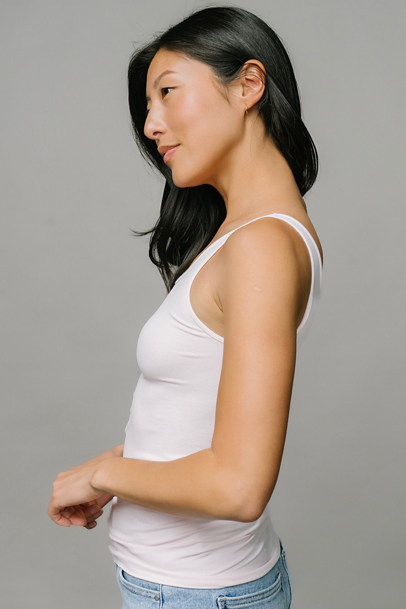 Layering Tank in Pink Mist Clothing Holley Girl 