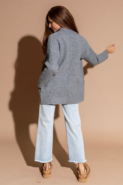 Harlow Cardigan in Grey Clothing Holley Girl 