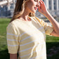 Finch Top in Lemon Clothing Holley Girl 