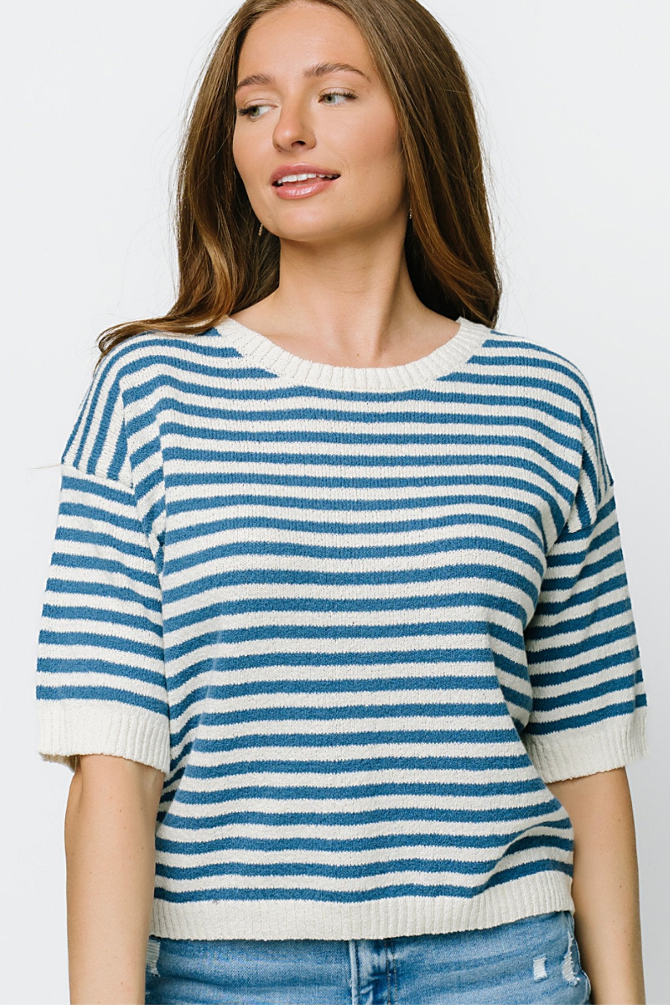 Boardwalk Top in Ocean Clothing Holley Girl 