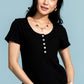 Monroe Top in Black Clothing Holley Girl 