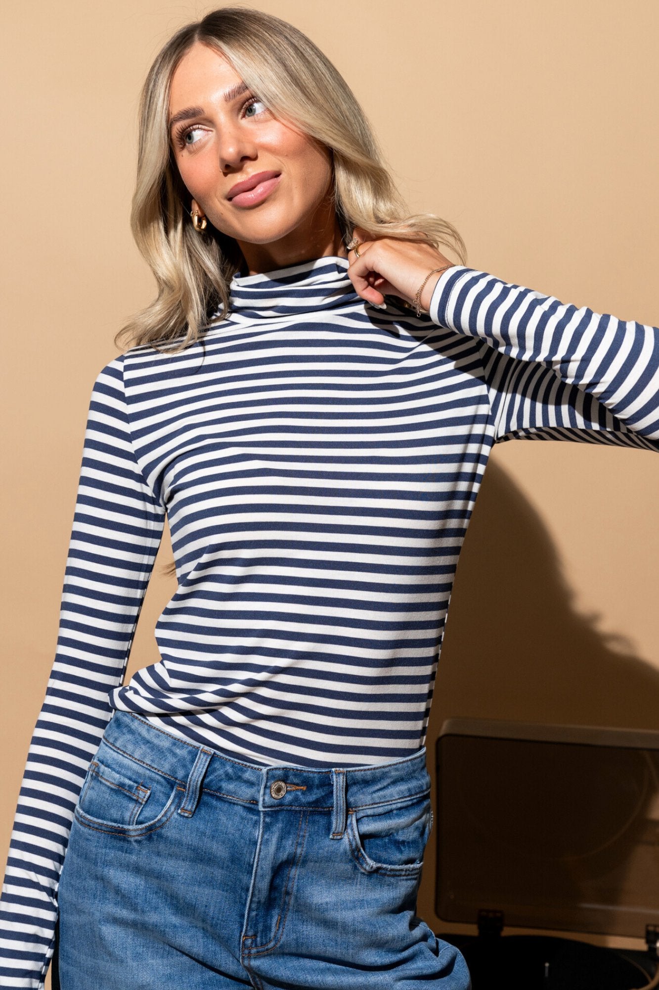 Rebel Top in Navy Clothing Holley Girl 