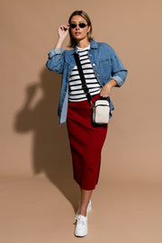 Davis Skirt in Cherry Clothing Holley Girl 