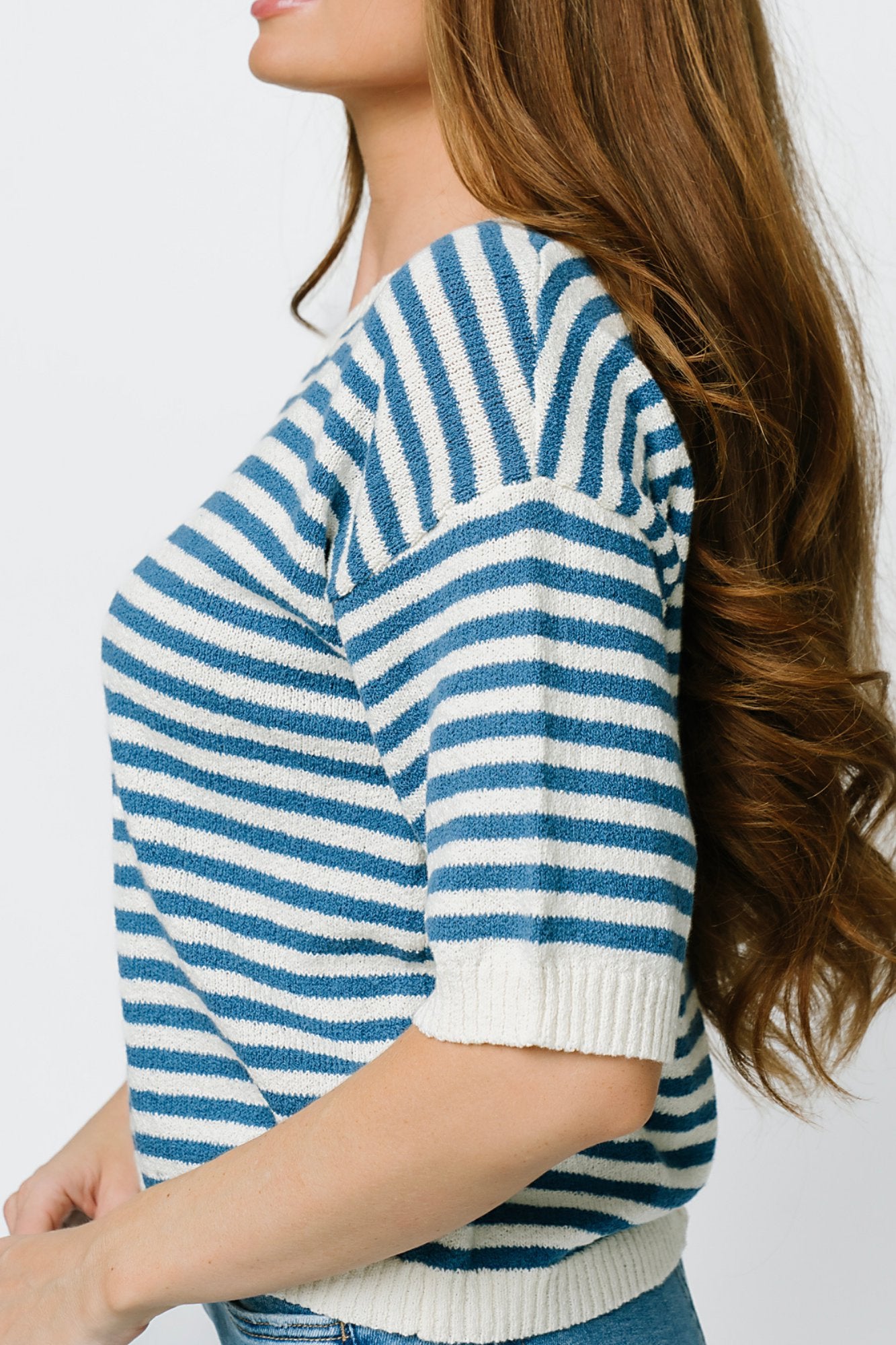 Boardwalk Top in Ocean Clothing Holley Girl 