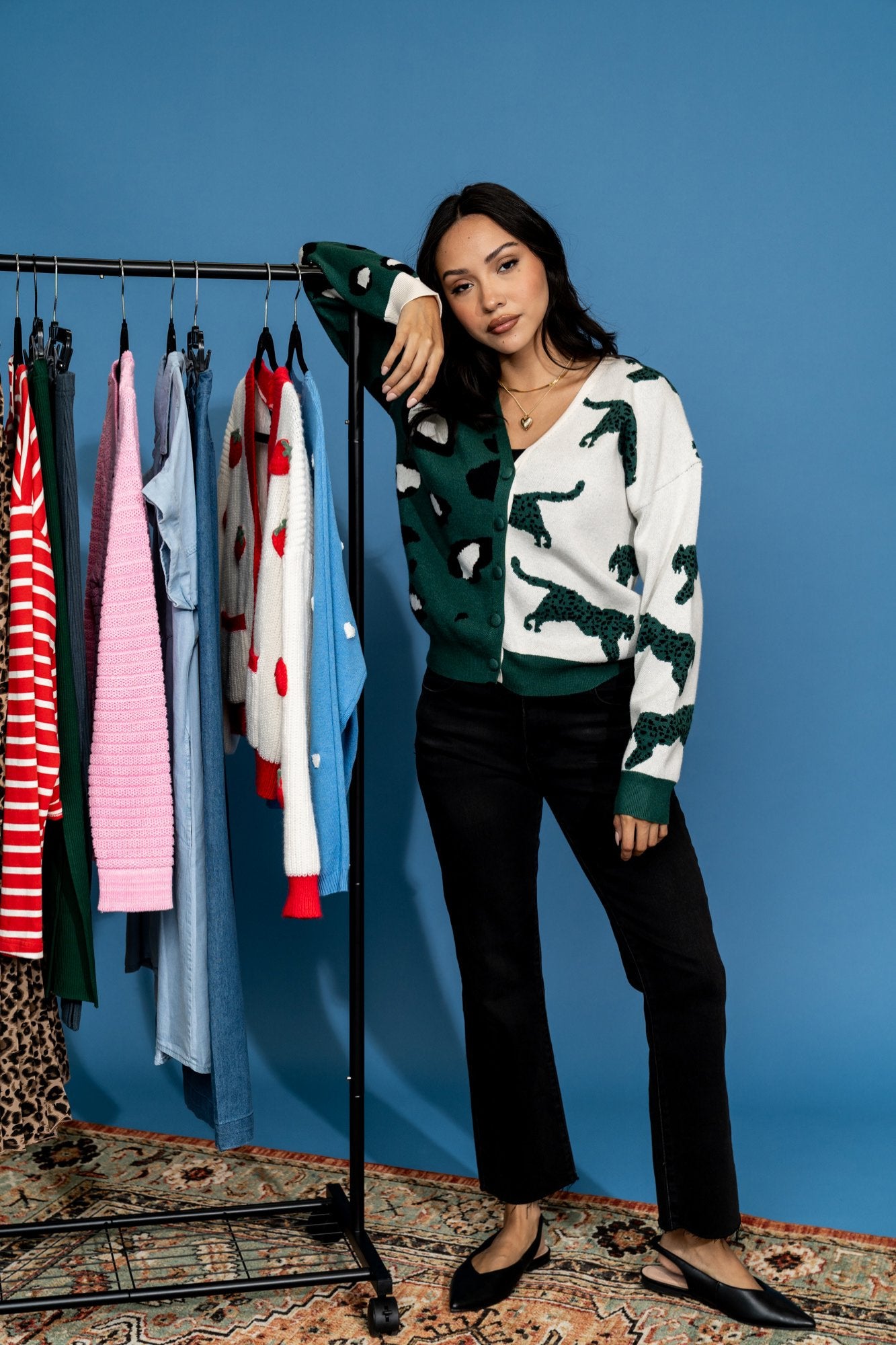 Leopard Luxe Cardigan Clothing Holley Girl 
