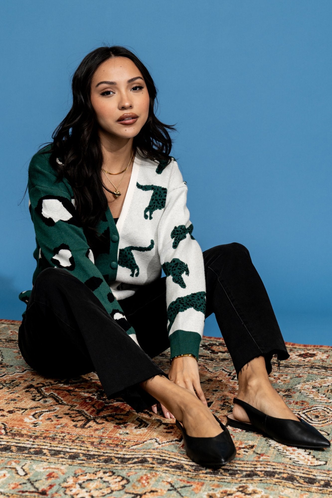 Leopard Luxe Cardigan Clothing Holley Girl 