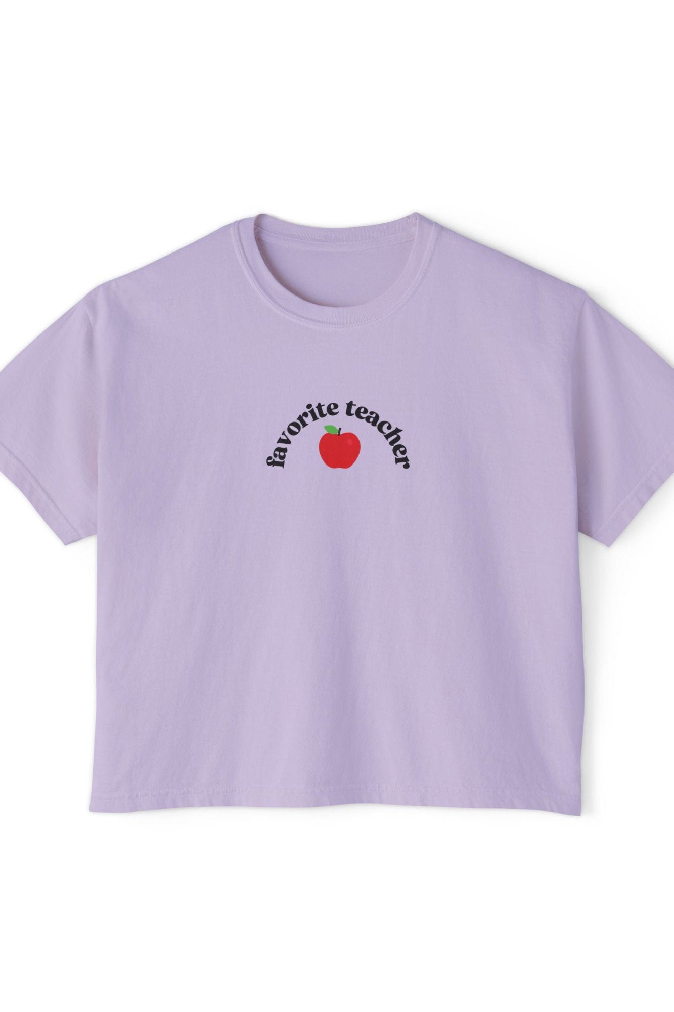 Favorite Teacher - Boxy Tee T-Shirt Holley Girl 