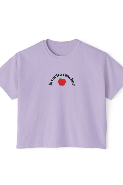 Favorite Teacher Boxy Tee