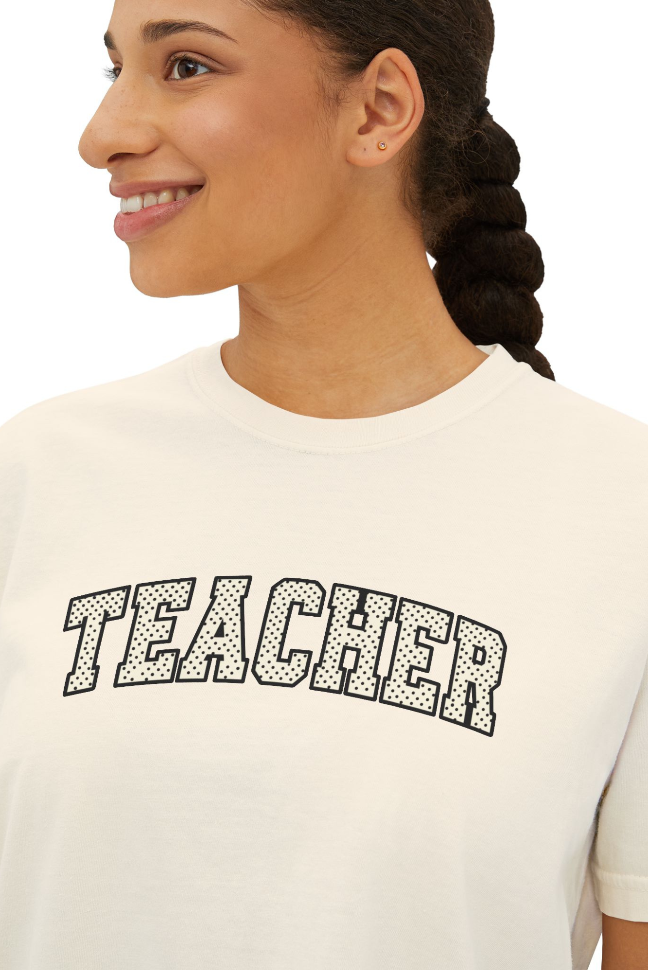 Polka Dot Teacher - Boxy Tee