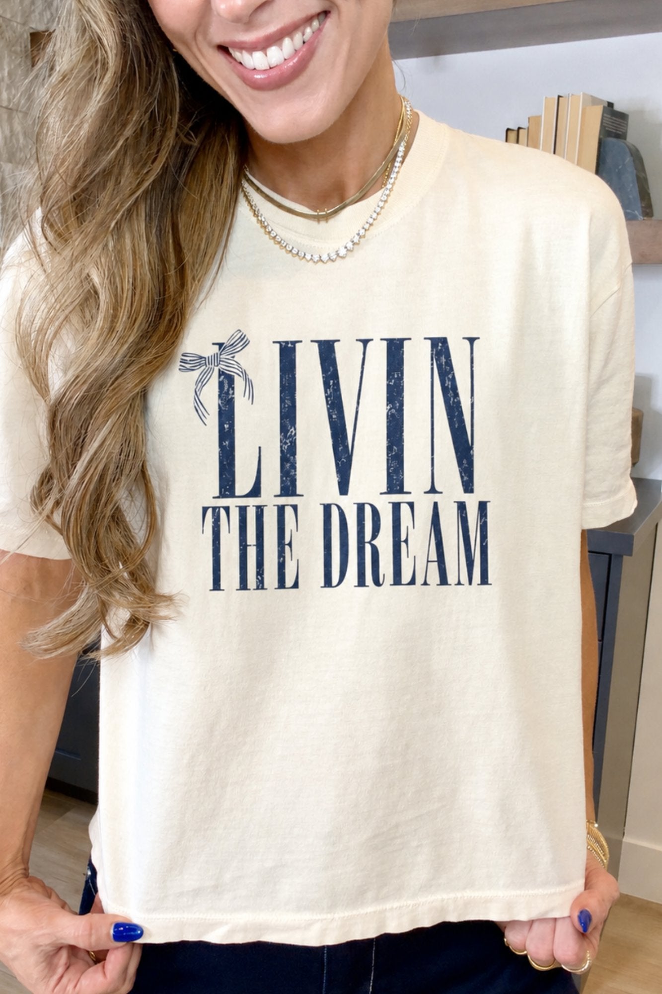 Livin The Dream - Boxy Tee T-Shirt Holley Girl 