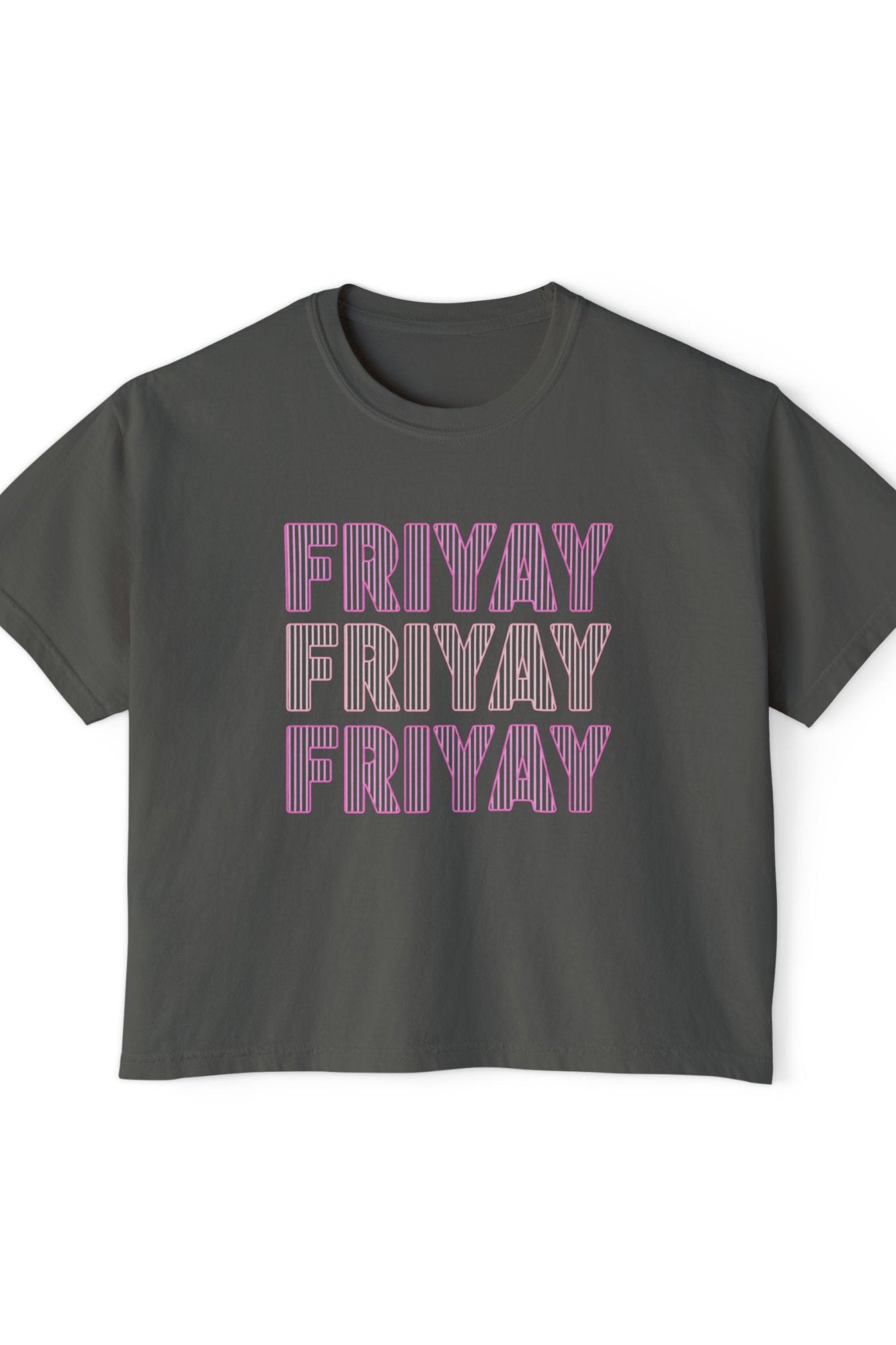 FRIYAY - Boxy Tee T-Shirt Printify 