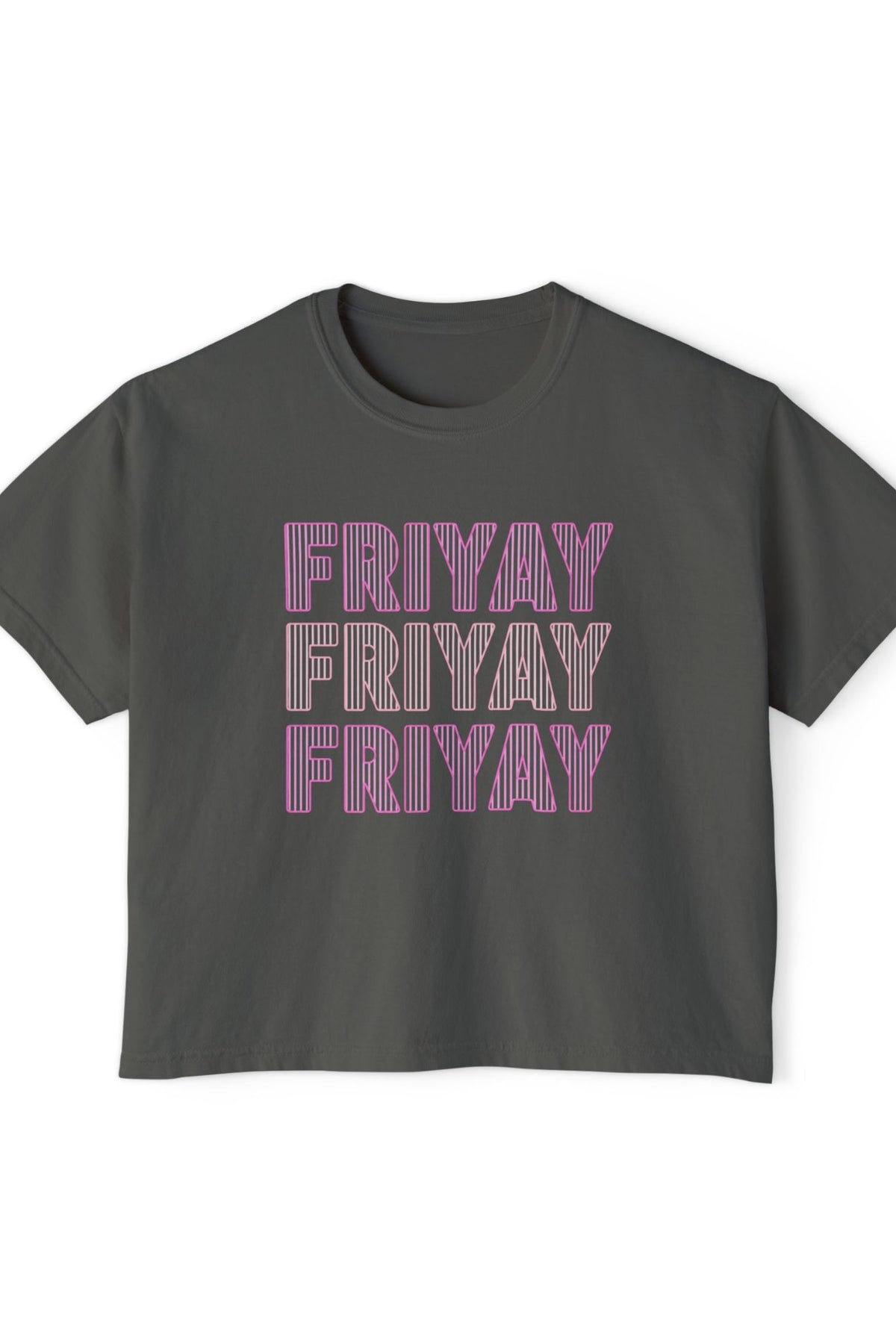 FRIYAY - Boxy Tee T-Shirt Printify 