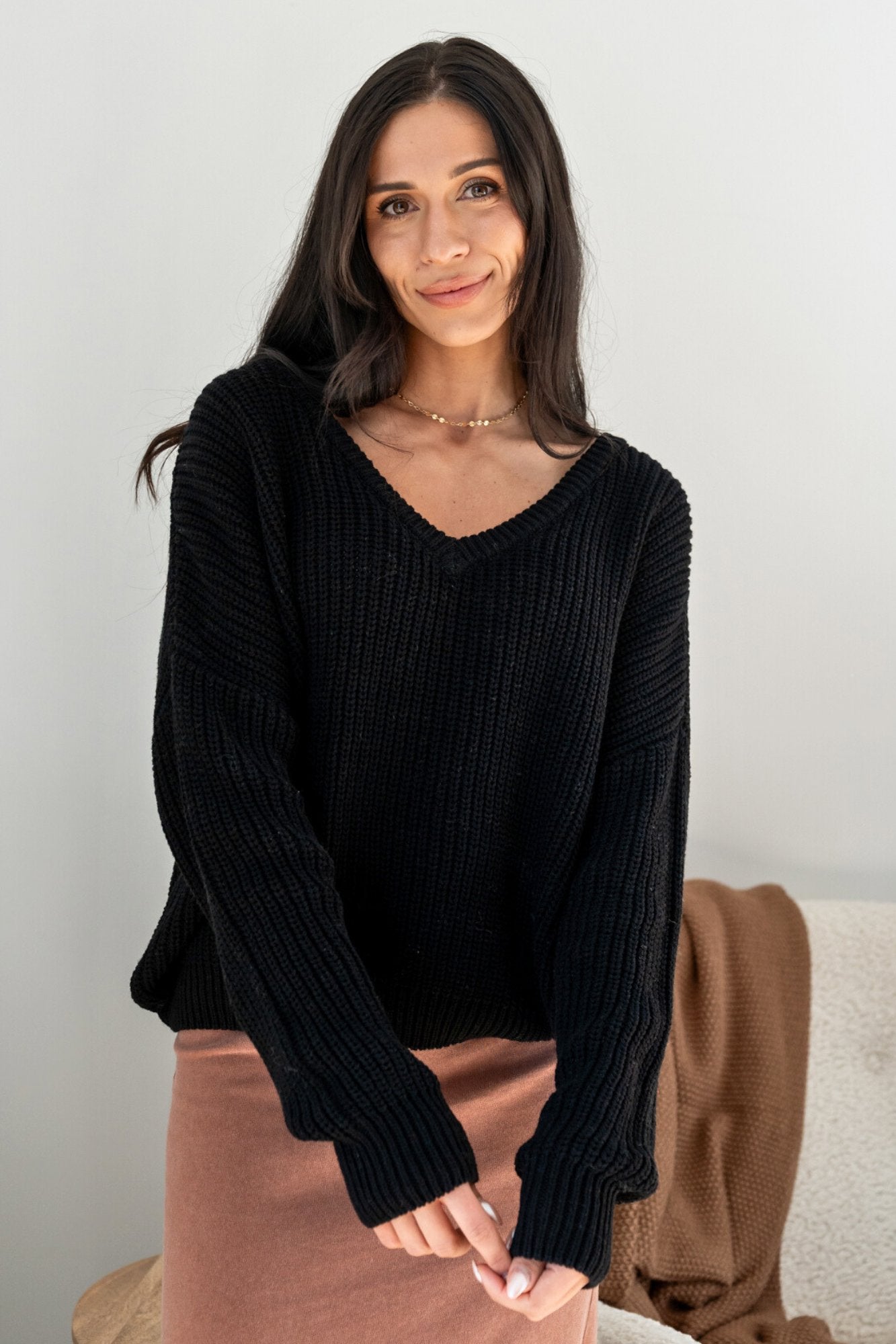 Noir Sweater Clothing Holley Girl 