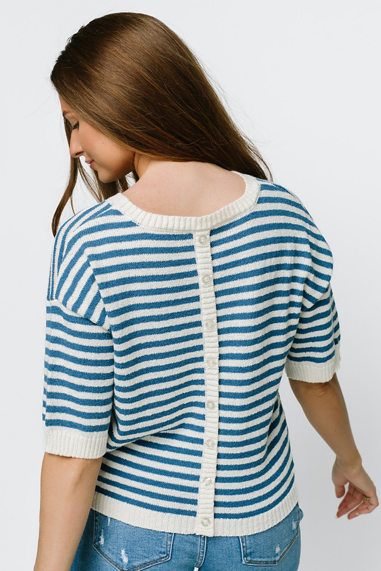Boardwalk Top in Ocean Clothing Holley Girl 