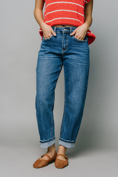 Sadie Barrel Jeans - RESTOCKED Clothing Holley Girl 