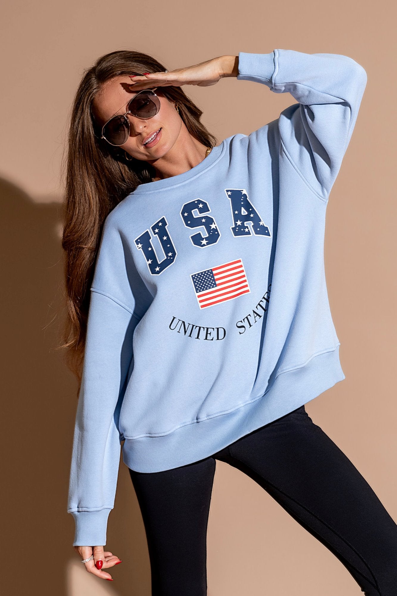 USA Crewneck Clothing Holley Girl 