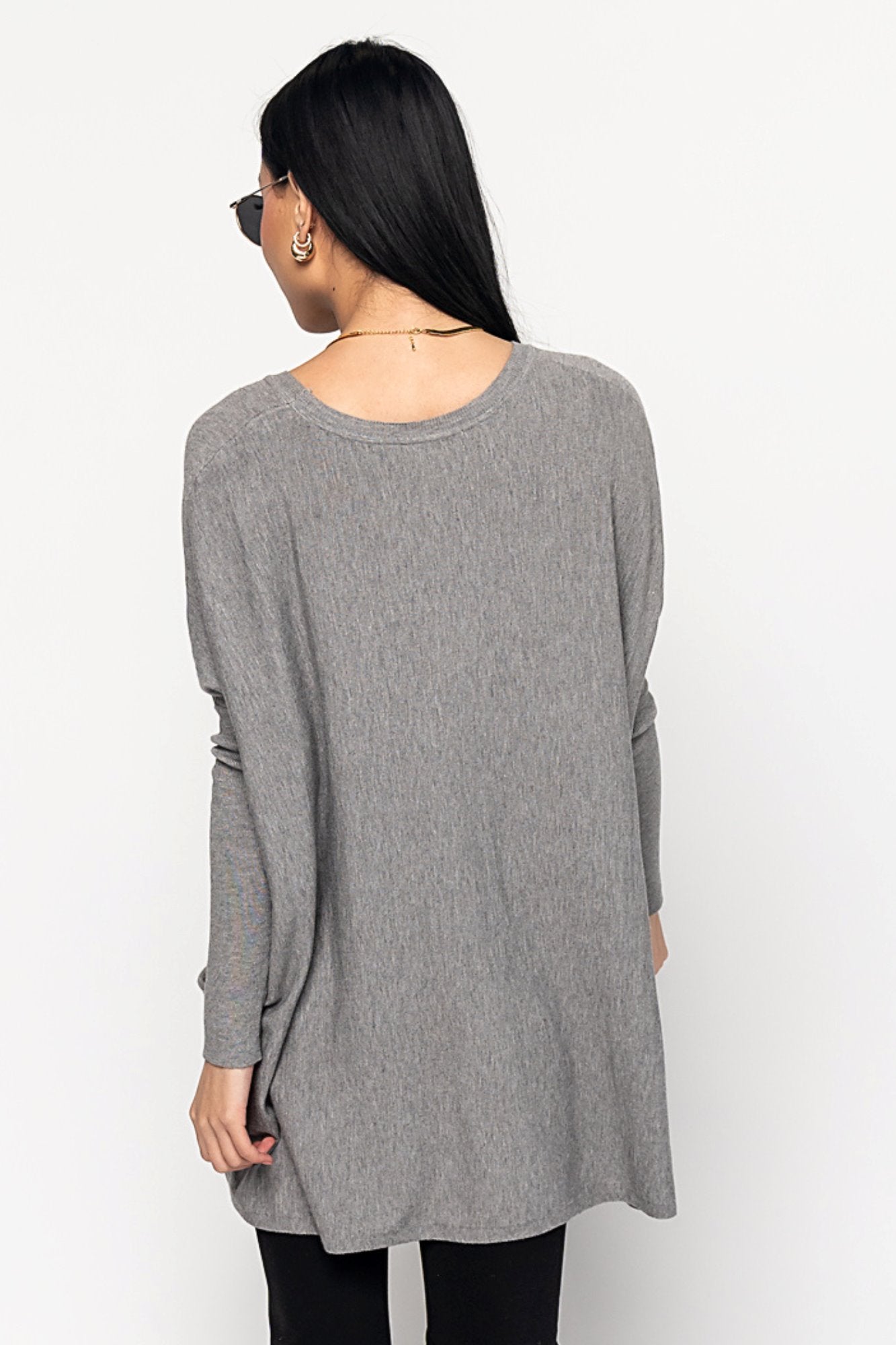 Griffin Sweater in Grey Holley Girl 