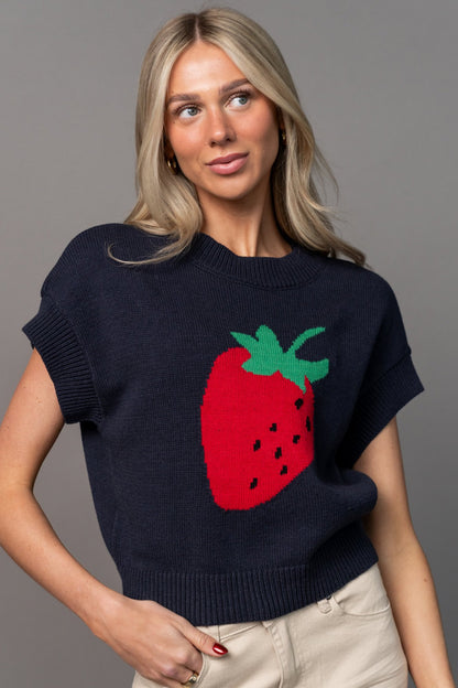 Strawberry Season Knit Clothing Holley Girl 