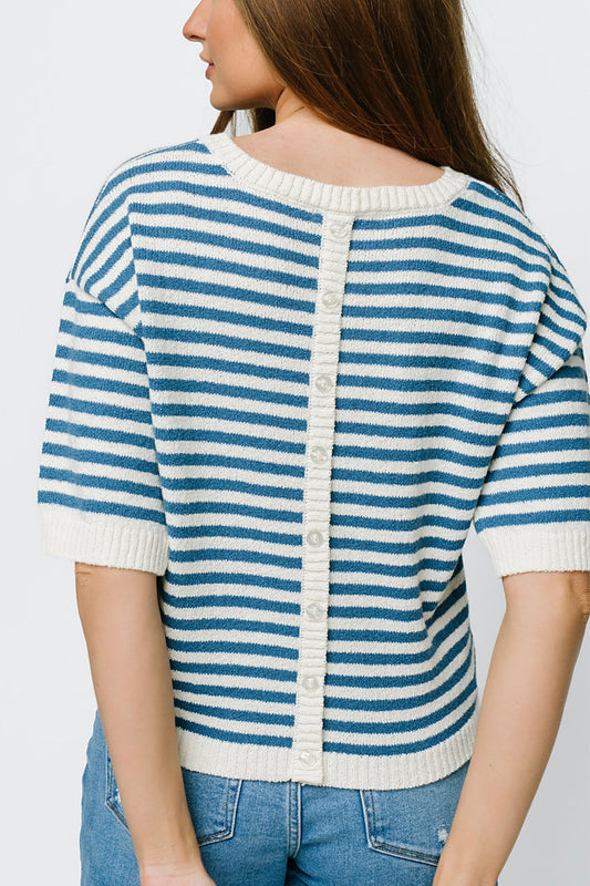 Boardwalk Top in Ocean Clothing Holley Girl 