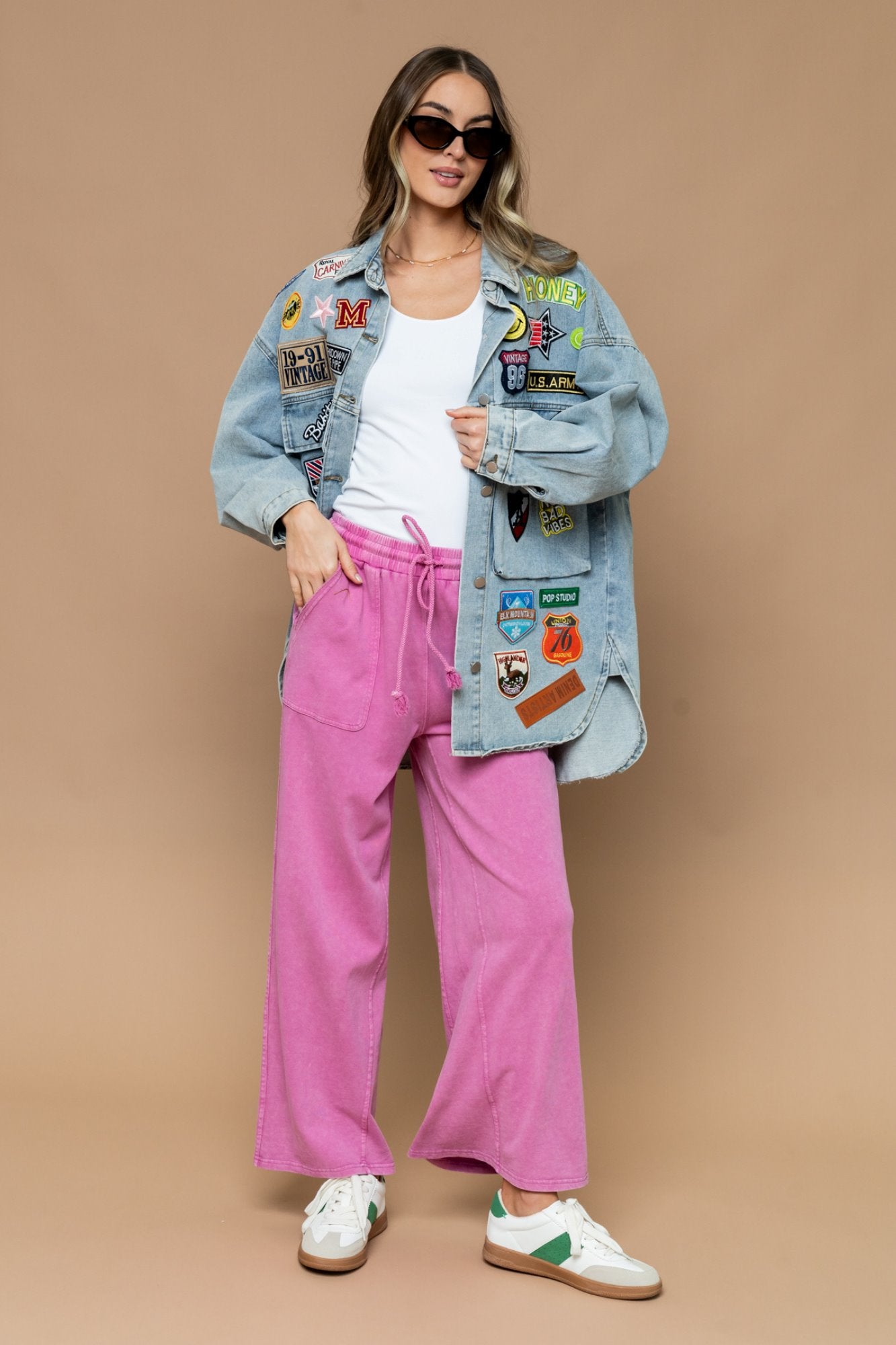 Jenkins Pant in Bubblegum Holley Girl 