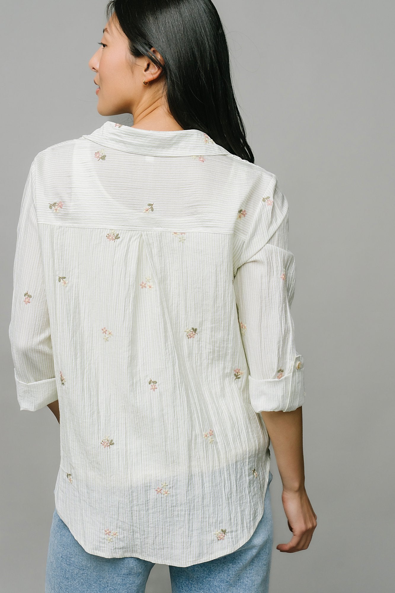 Garden Party Blouse in Green Clothing Holley Girl 