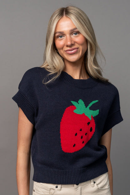 Strawberry Season Knit Clothing Holley Girl 