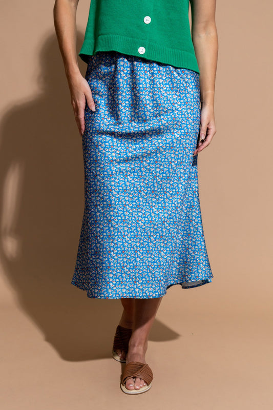 Breeze Skirt in Blue Clothing Holley Girl 