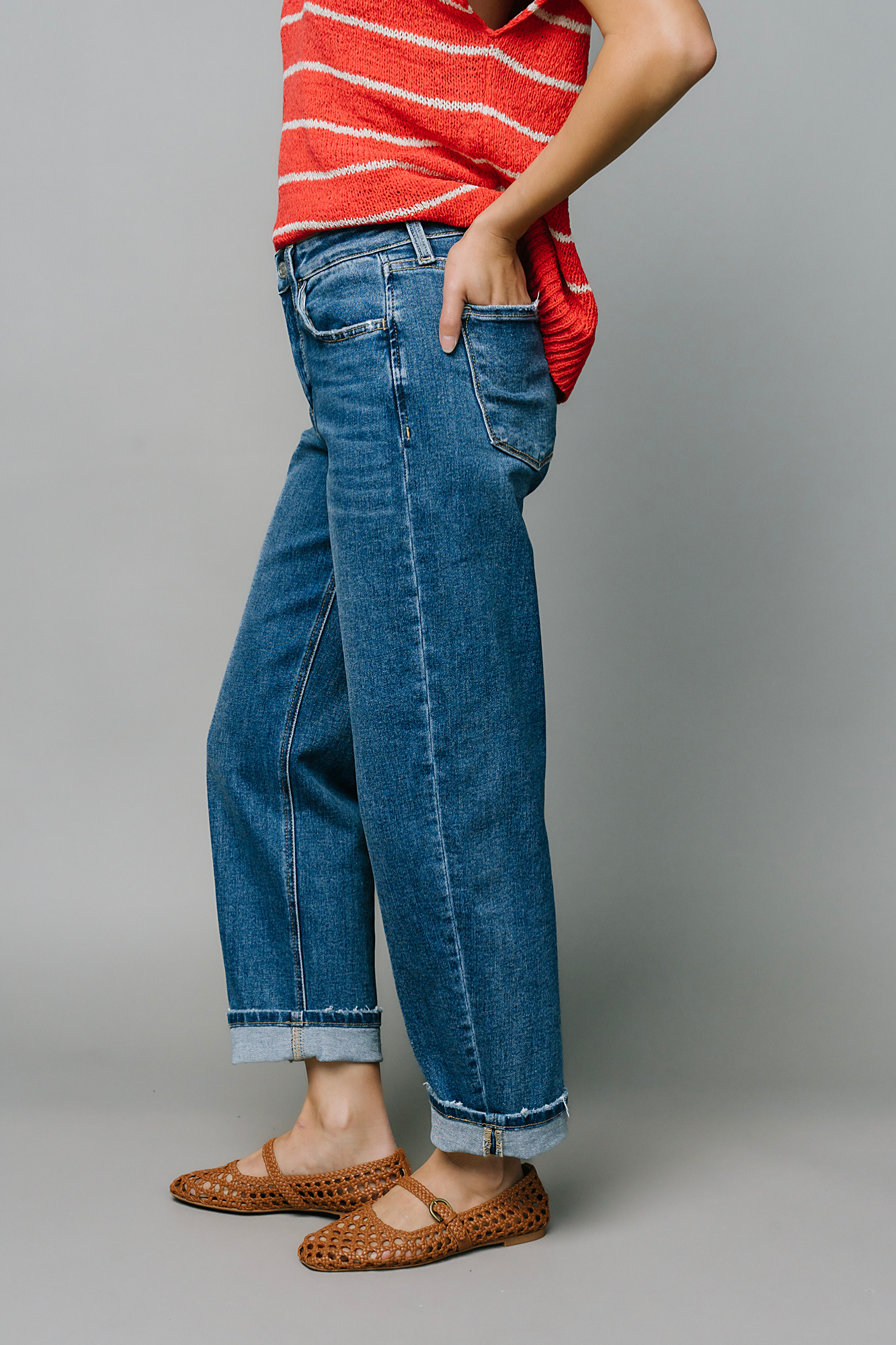 Sadie Barrel Jeans - RESTOCKED