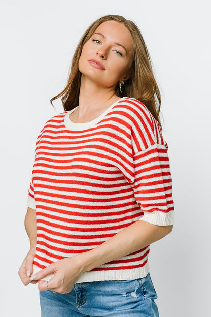 Boardwalk Top in Red Clothing Holley Girl 