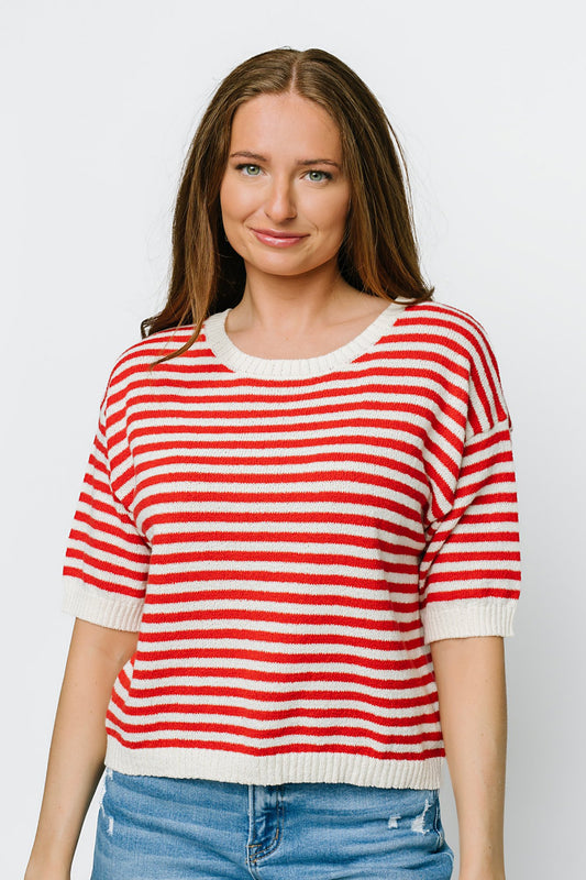 Boardwalk Top in Red Clothing Holley Girl 