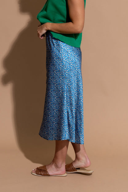 Breeze Skirt in Blue Clothing Holley Girl 