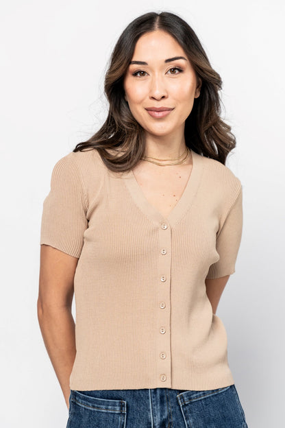 Bowman Top in Sand Holley Girl 