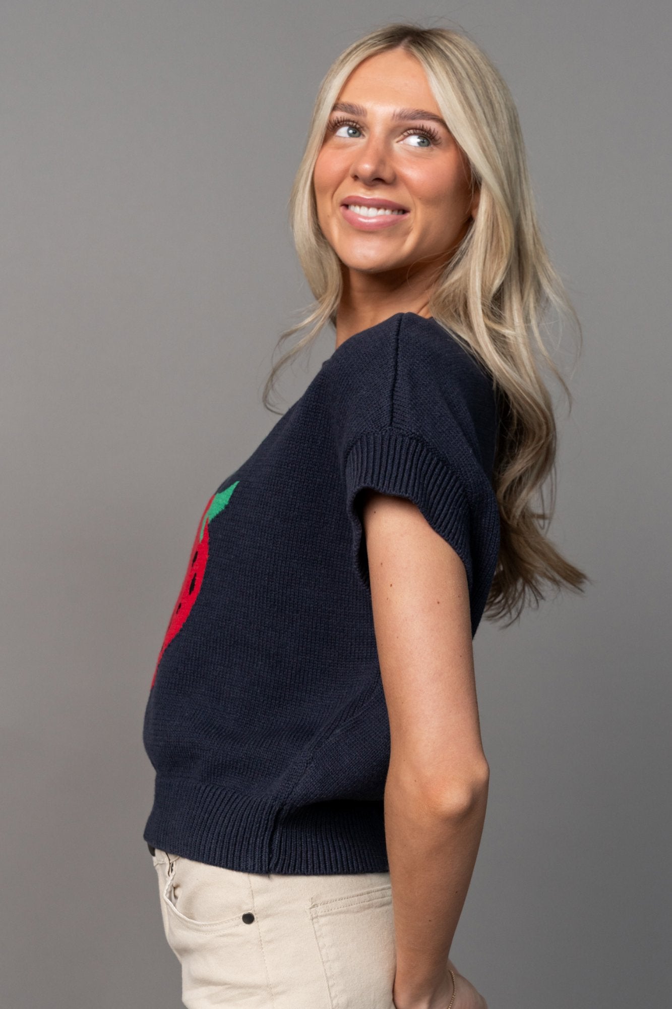 Strawberry Season Knit Clothing Holley Girl 