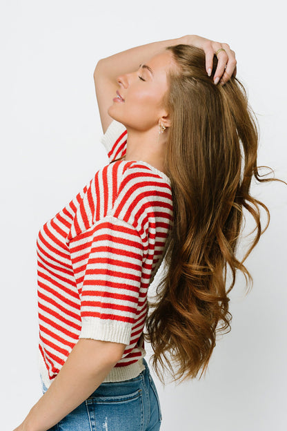 Boardwalk Top in Red Clothing Holley Girl 