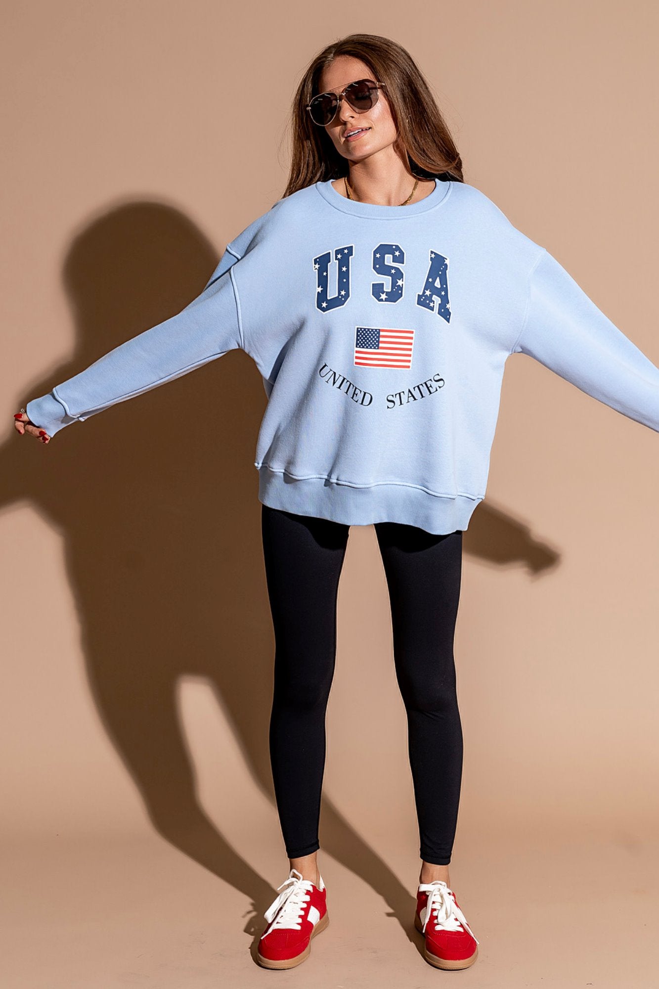 USA Crewneck Clothing Holley Girl 