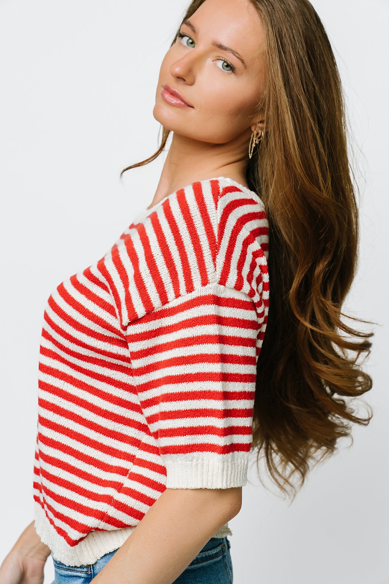 Boardwalk Top in Red Clothing Holley Girl 