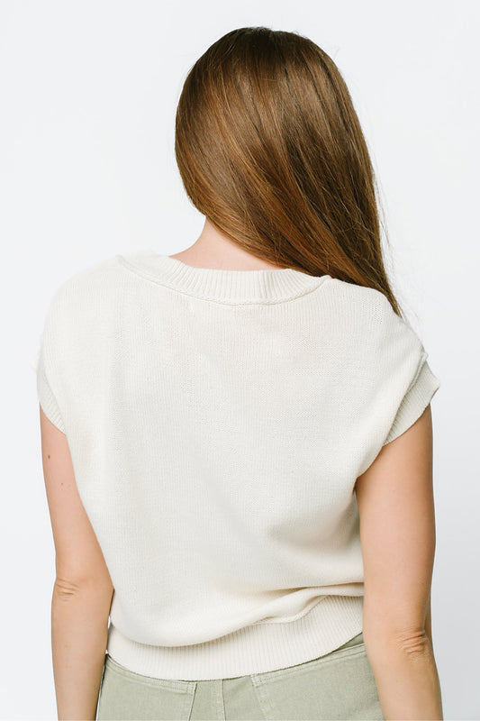 Meadowlark Top in Cream Clothing Holley Girl 