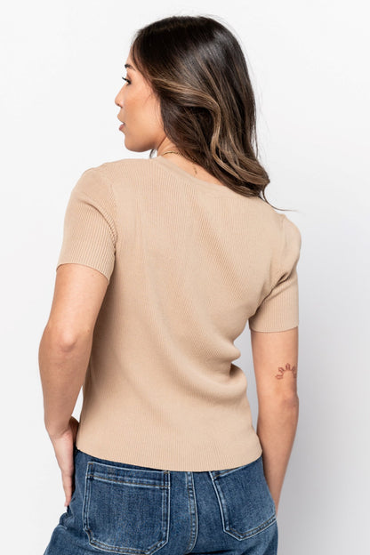 Bowman Top in Sand Holley Girl 