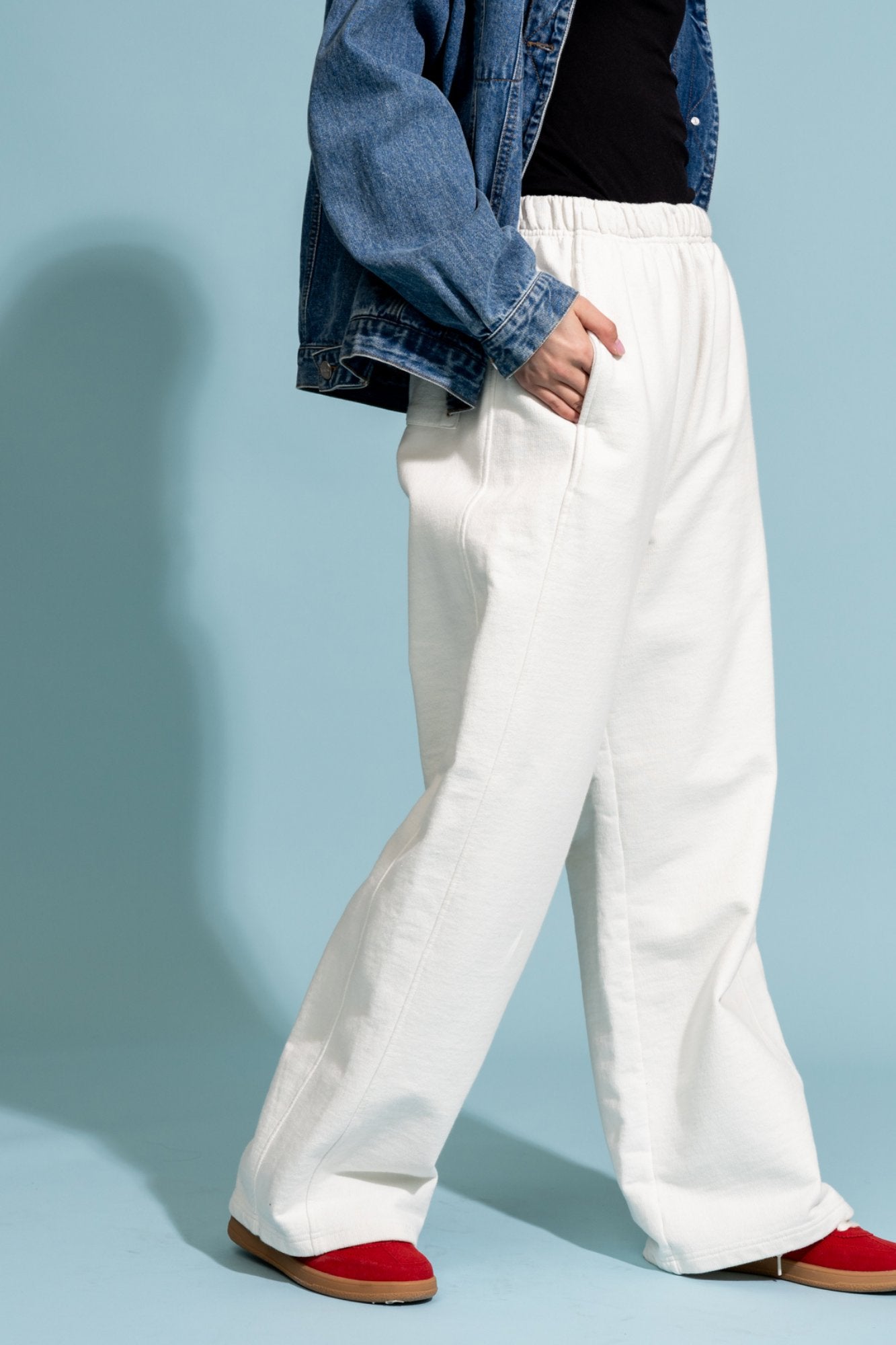Rio Sweatpants in Cream Clothing Holley Girl 