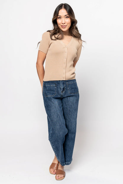Bowman Top in Sand Holley Girl 