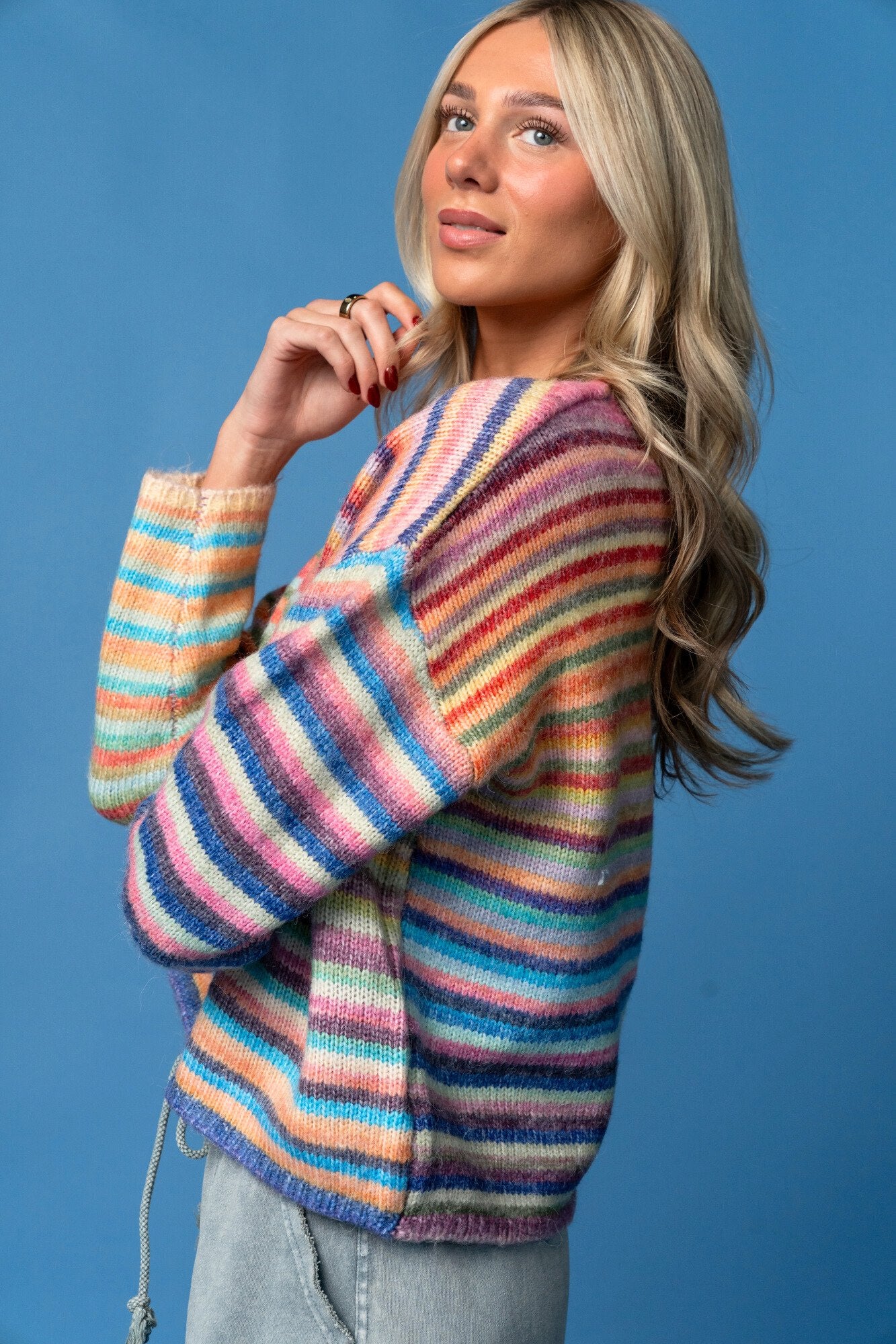 Rainbow Road Sweater Clothing Holley Girl 