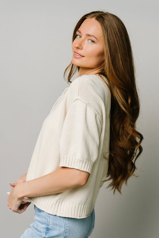 Astoria Cardigan in Oatmeal Clothing Holley Girl 